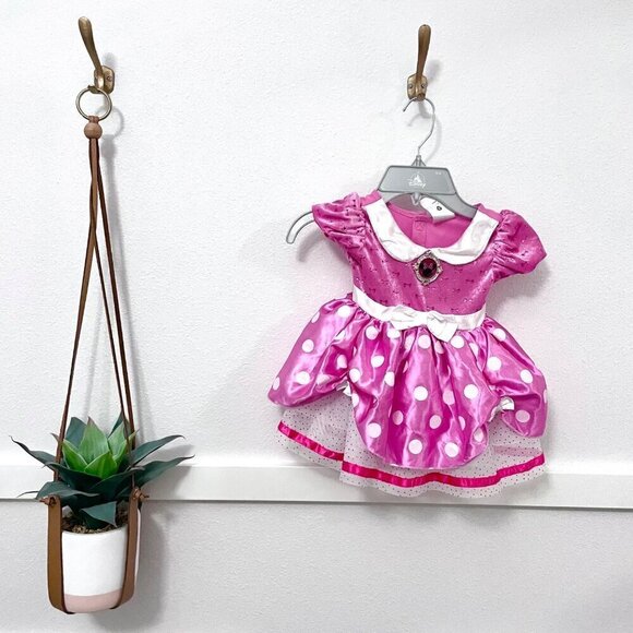 Disney Other - Disney Store Parks Pink Minnie Mouse Halloween Costume 6-12M